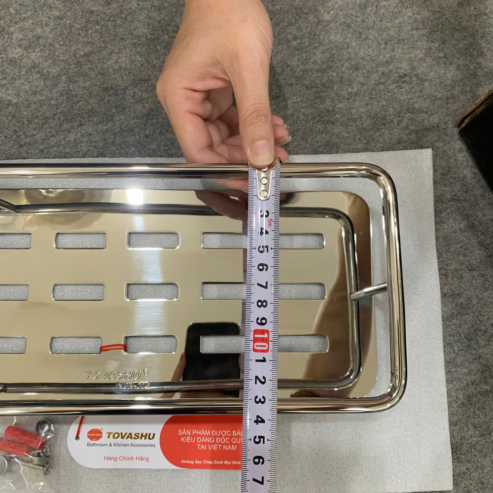 Kệ inox tấm dài đơn inox 304 Tovashu TD1