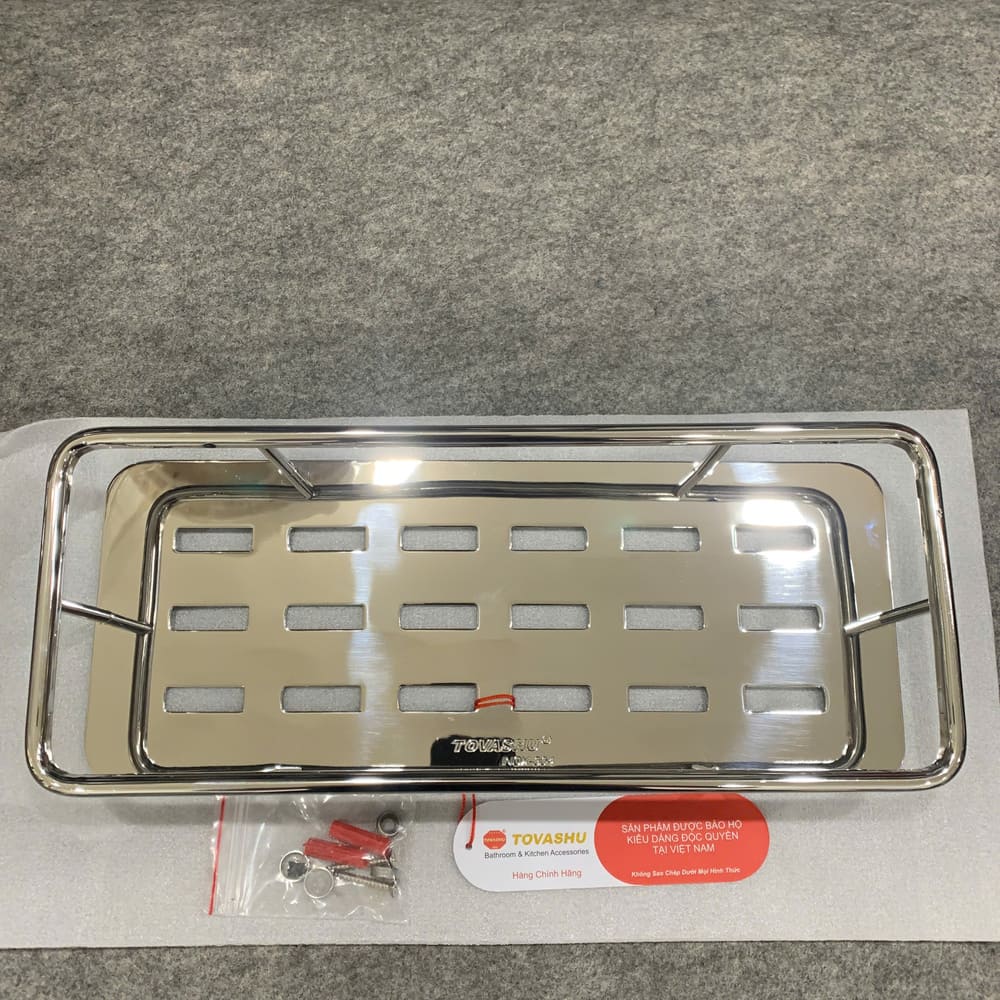 Kệ inox tấm dài đơn inox 304 Tovashu TD1