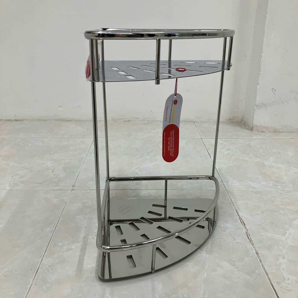 Kệ inox tấm gốc đôi inox 304 Tovashu TG2