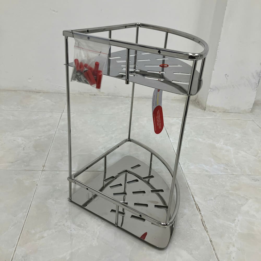 Kệ inox tấm gốc đôi inox 304 Tovashu TG2