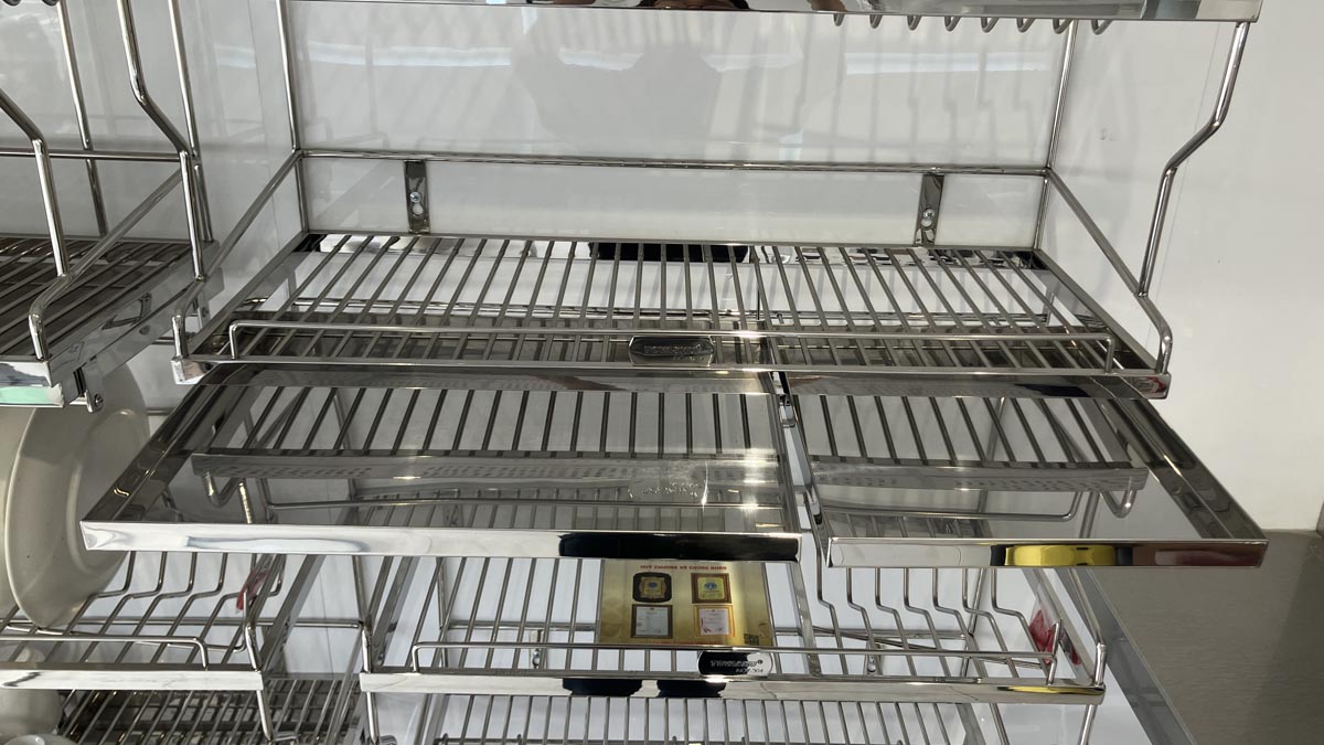 Kệ sóng chén 7 tấc 2 tầng bắt vít có khay U7X2