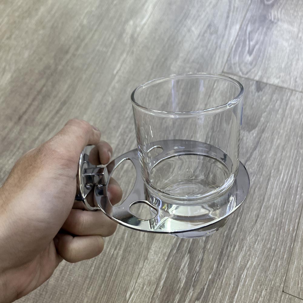 Kệ ly đơn inox 304 Tovashu D4