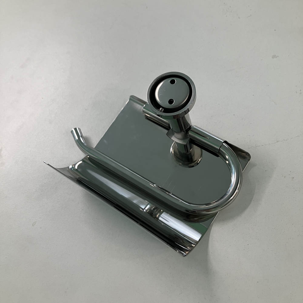 Lô giấy vệ sinh nắp tròn inox 304 Tovashu B3