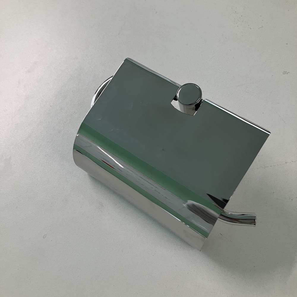 Lô giấy vệ sinh nắp tròn inox 304 Tovashu B3