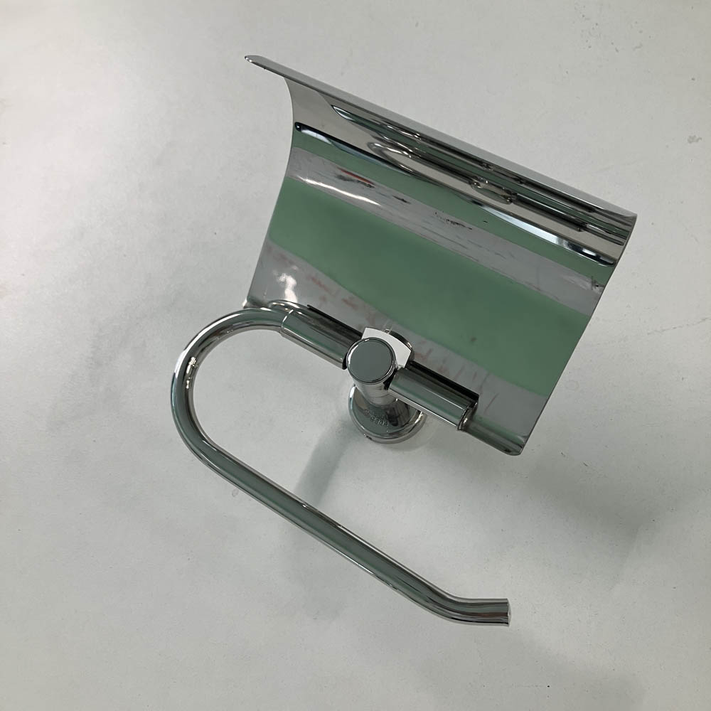 Lô giấy vệ sinh nắp tròn inox 304 Tovashu B3