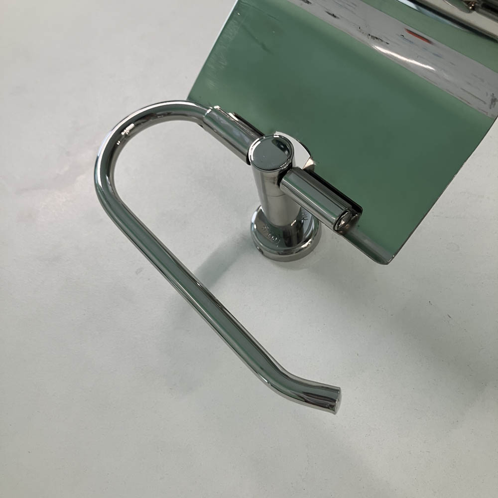 Lô giấy vệ sinh nắp tròn inox 304 Tovashu B3