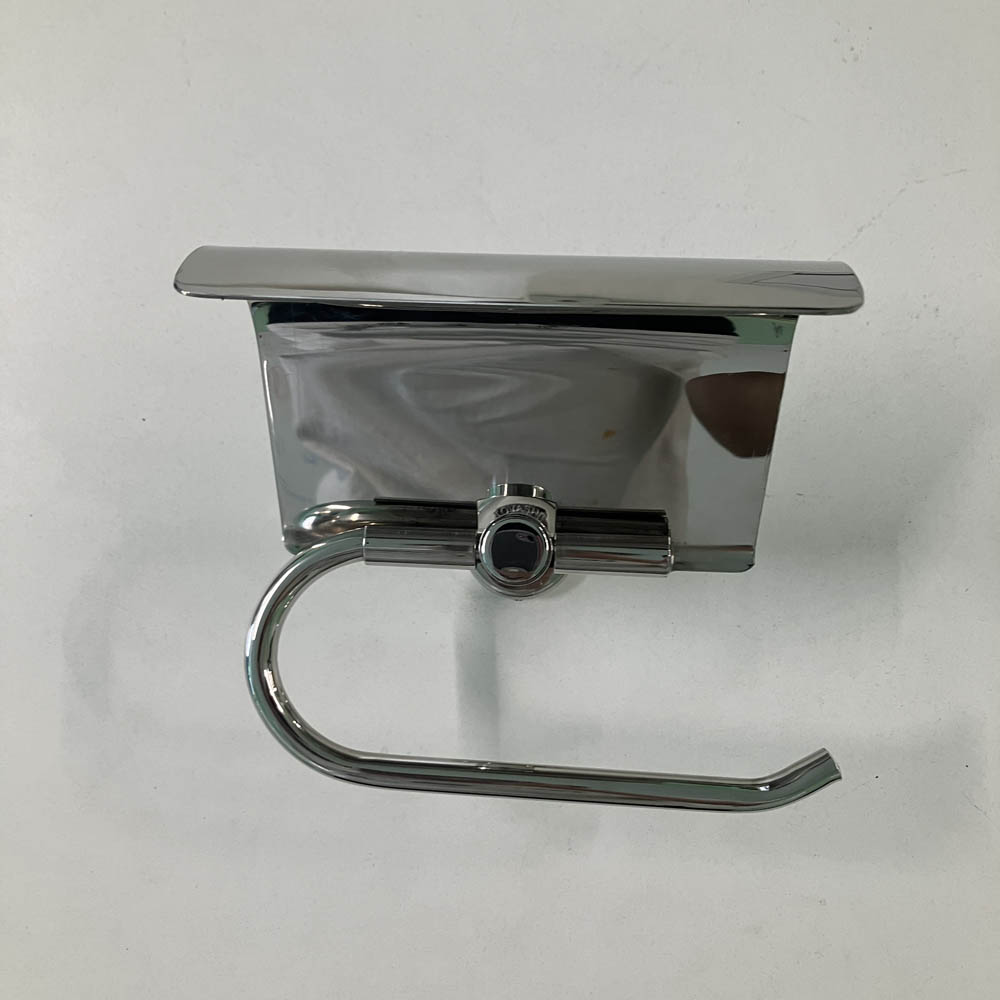 Lô giấy vệ sinh nắp tròn inox 304 Tovashu B3