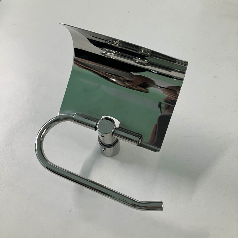 Lô giấy vệ sinh nắp tròn inox 304 Tovashu E3