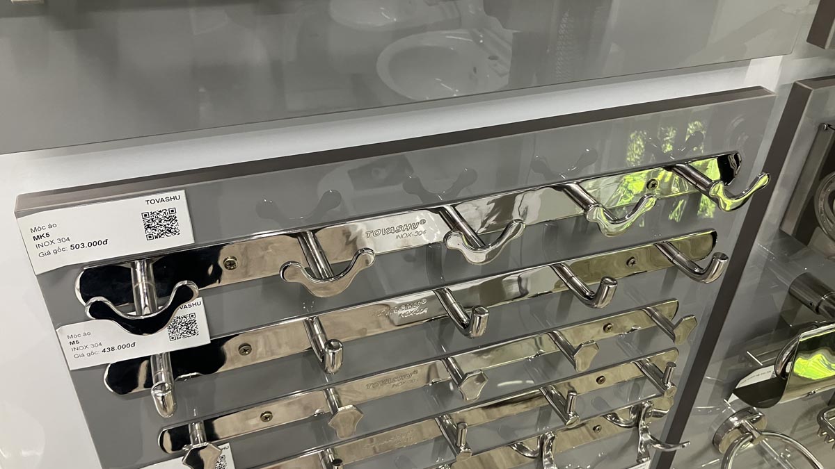 Móc áo mickey inox 304 Tovashu MK4/5/6