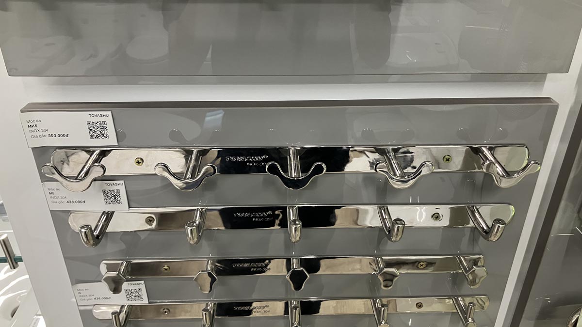 Móc áo mickey inox 304 Tovashu MK4/5/6