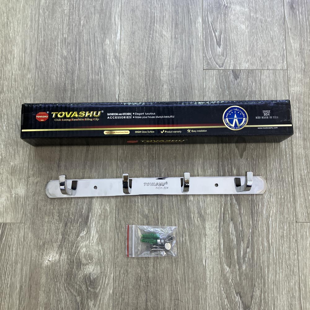 Móc áo vuông inox 304 Tovashu MU4/5/6