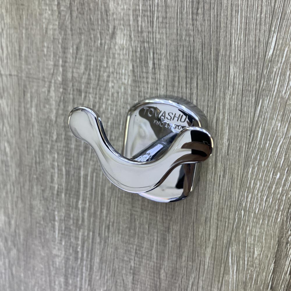 Móc áo đôi mickey vuông inox 304 Tovashu SV