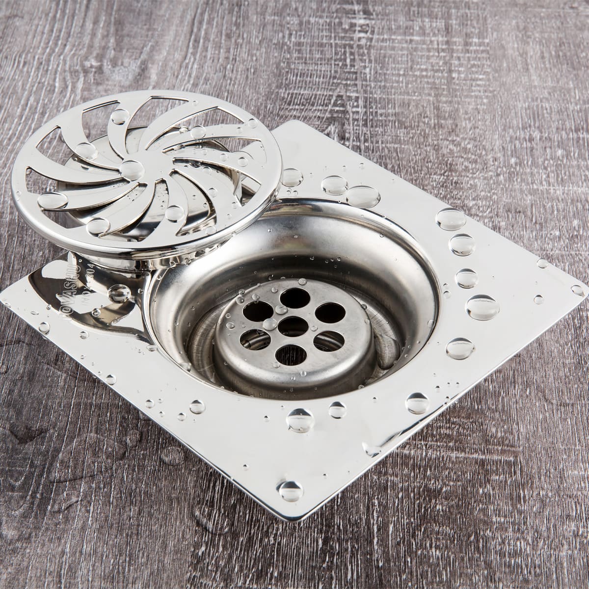 Thoát sàn 1 tấc 5 inox 304 Tovashu HG1