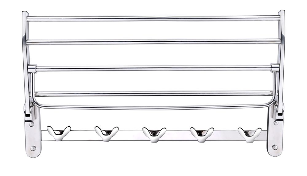 Thanh treo khăn 5 móc thỏ Inox 304 Tovashu HS2