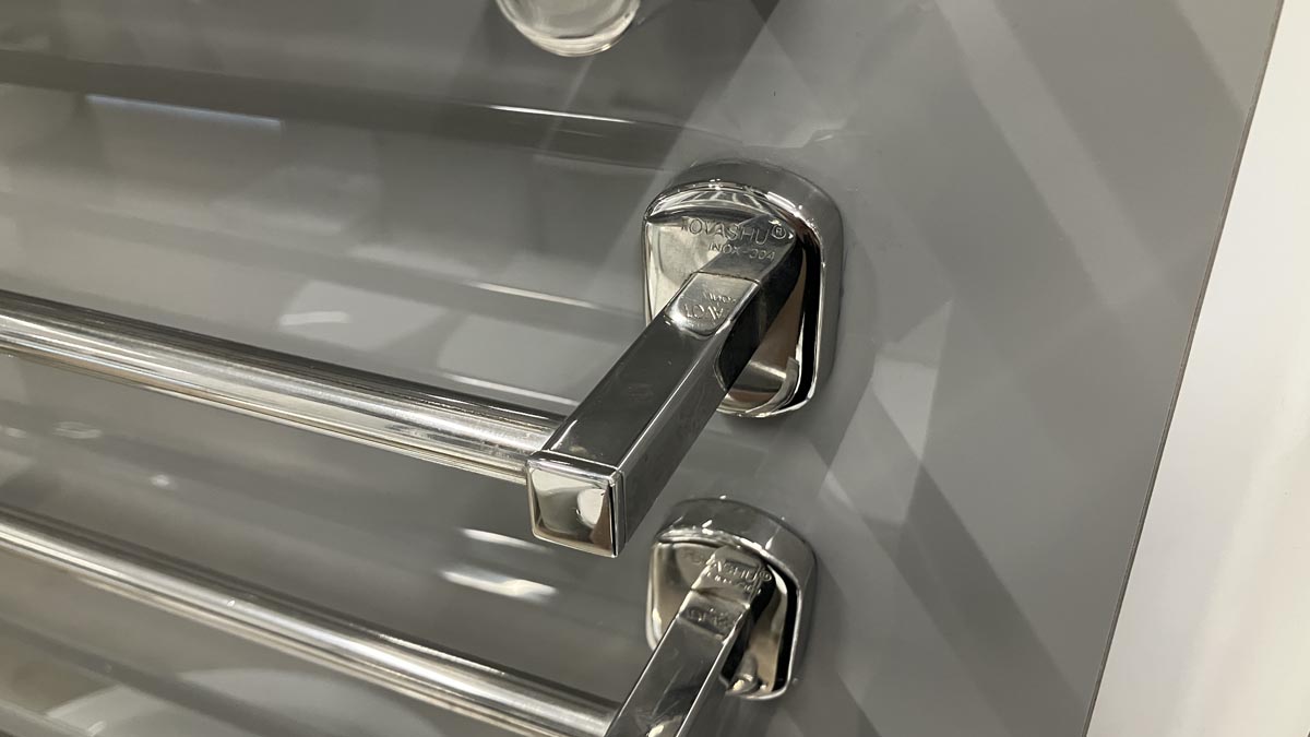 Máng khăn đơn nắp ovan inox 304 Tovashu A5