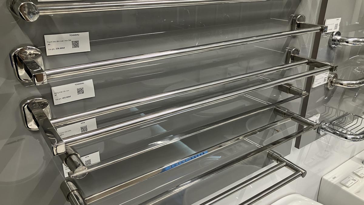 Máng khăn đôi Tovashu A7