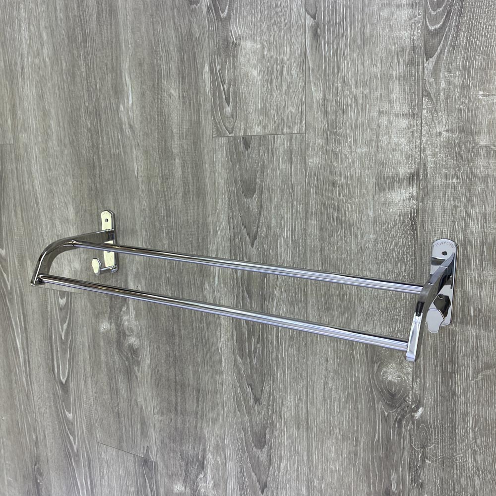 Thanh treo khăn + móc vợt inox 304 Tovashu AB7