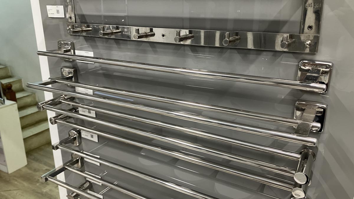 Máng khăn đôi inox 304 Tovashu CV7