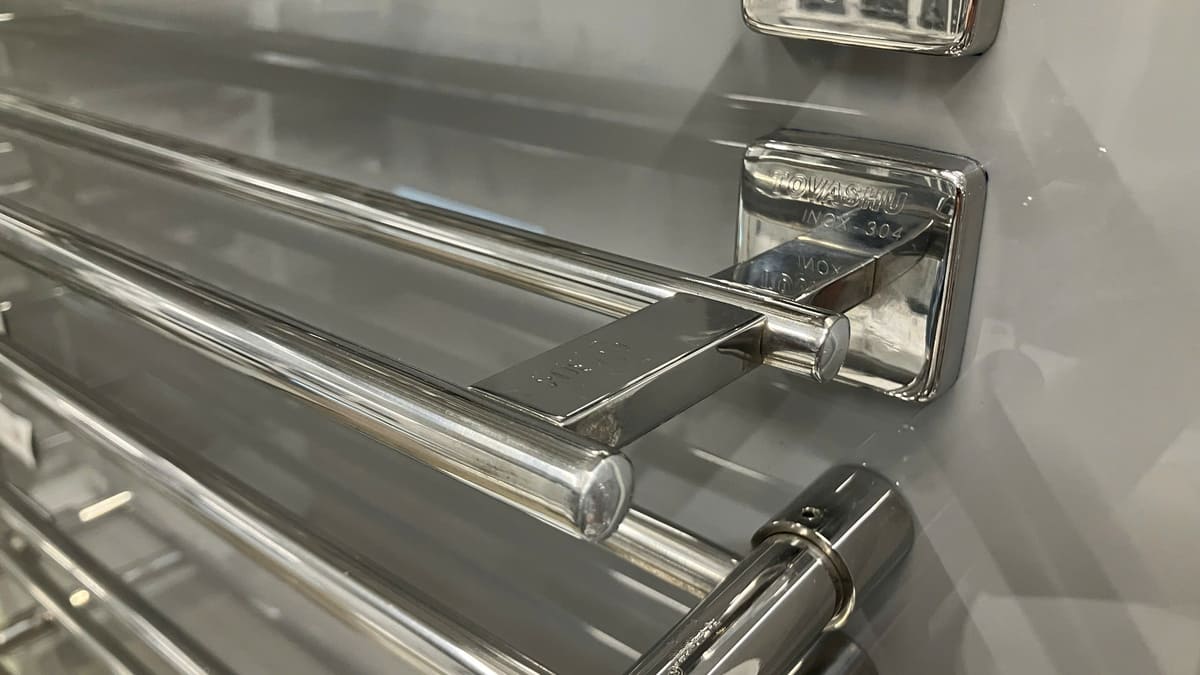 Máng khăn đôi inox 304 Tovashu CV7