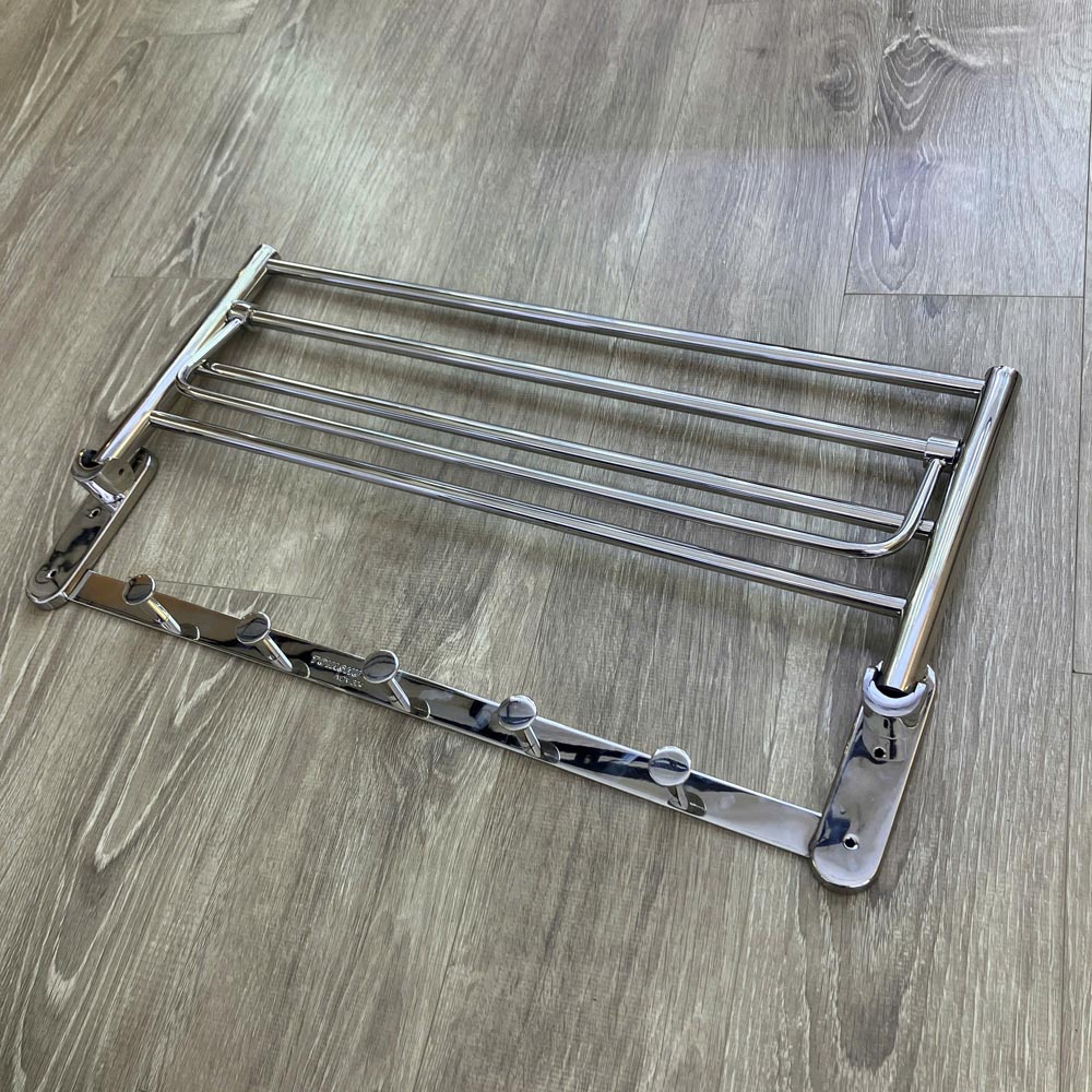 Thanh treo khăn 5 móc tròn inox 304 Tovashu CX5
