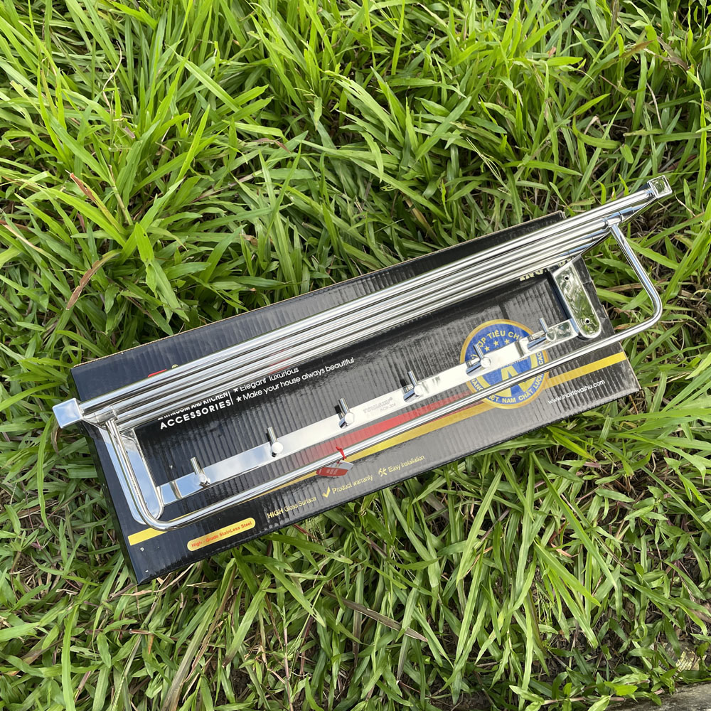 Thanh treo khăn inox 304 Tovashu H2