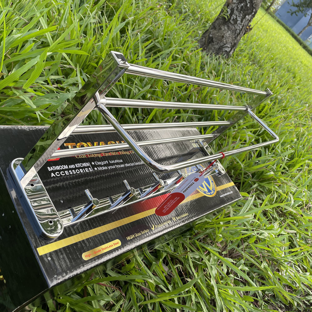 Thanh treo khăn inox 304 Tovashu H2