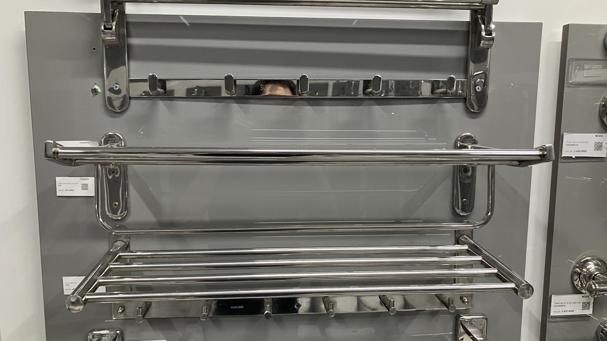 Thanh treo khăn Inox 304 Tovashu HS1