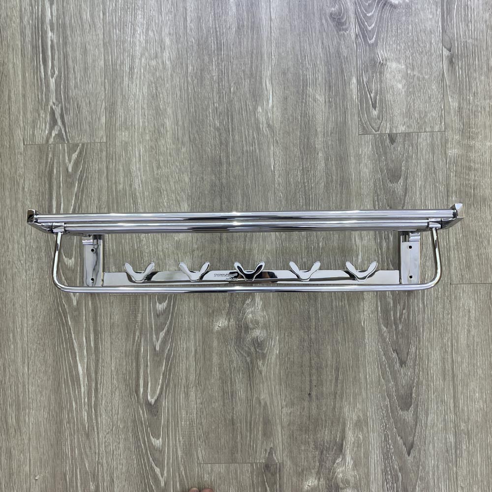 Thanh treo khăn 5 móc thỏ Inox 304 Tovashu HS2