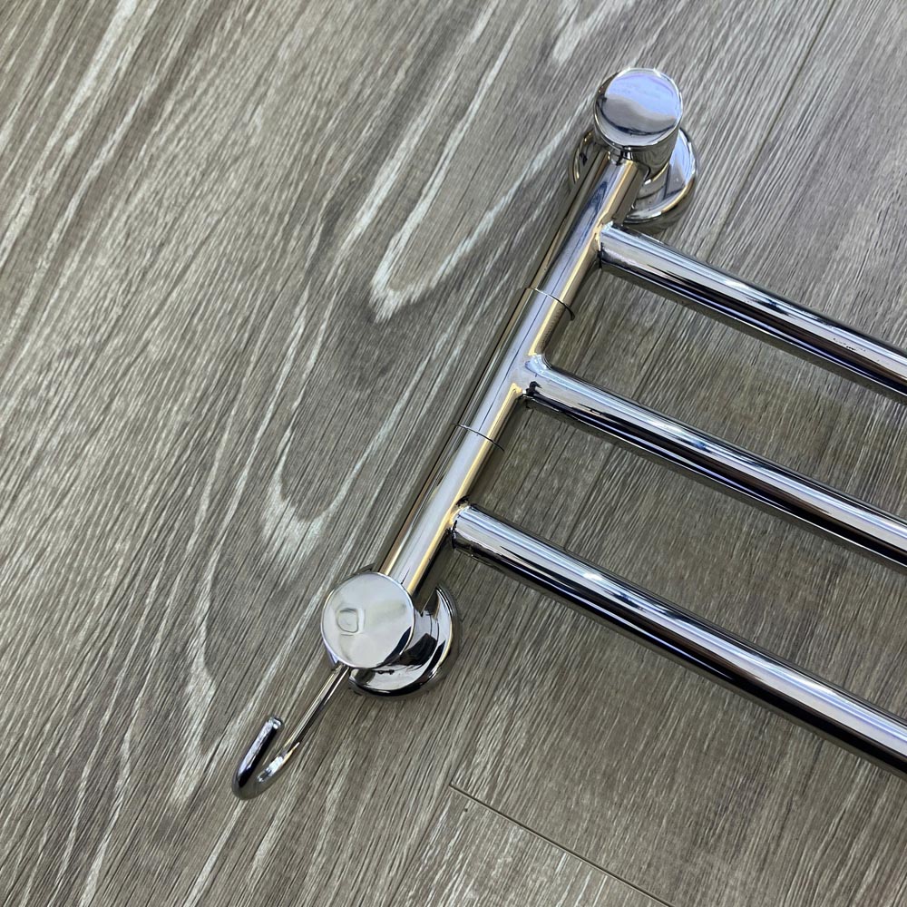 Máng khăn 3 chia nắp tròn Inox 304 Tovashu S3T