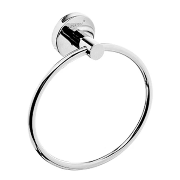 Vòng treo khăn nắp tròn inox 304 Tovashu D1