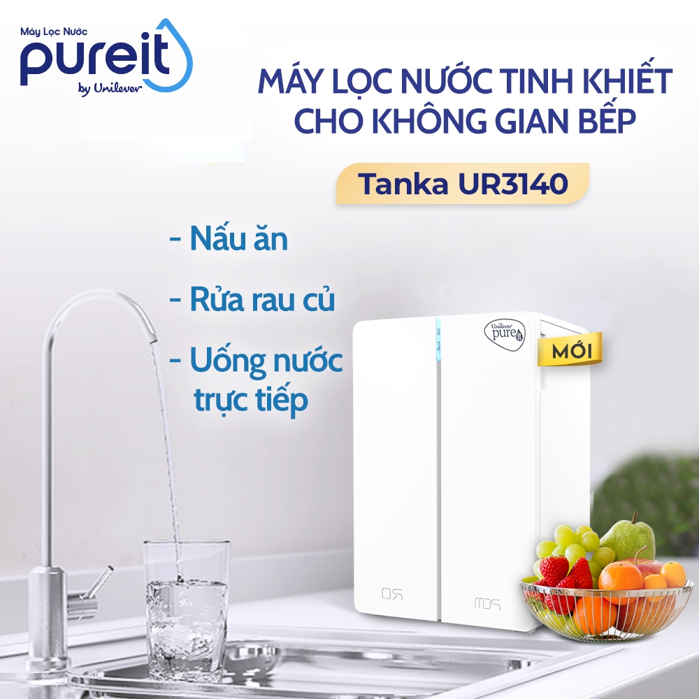 Máy Lọc Nước Âm Tủ Bếp Pure It TANKA UR3140 (công suất lọc 5000L)
