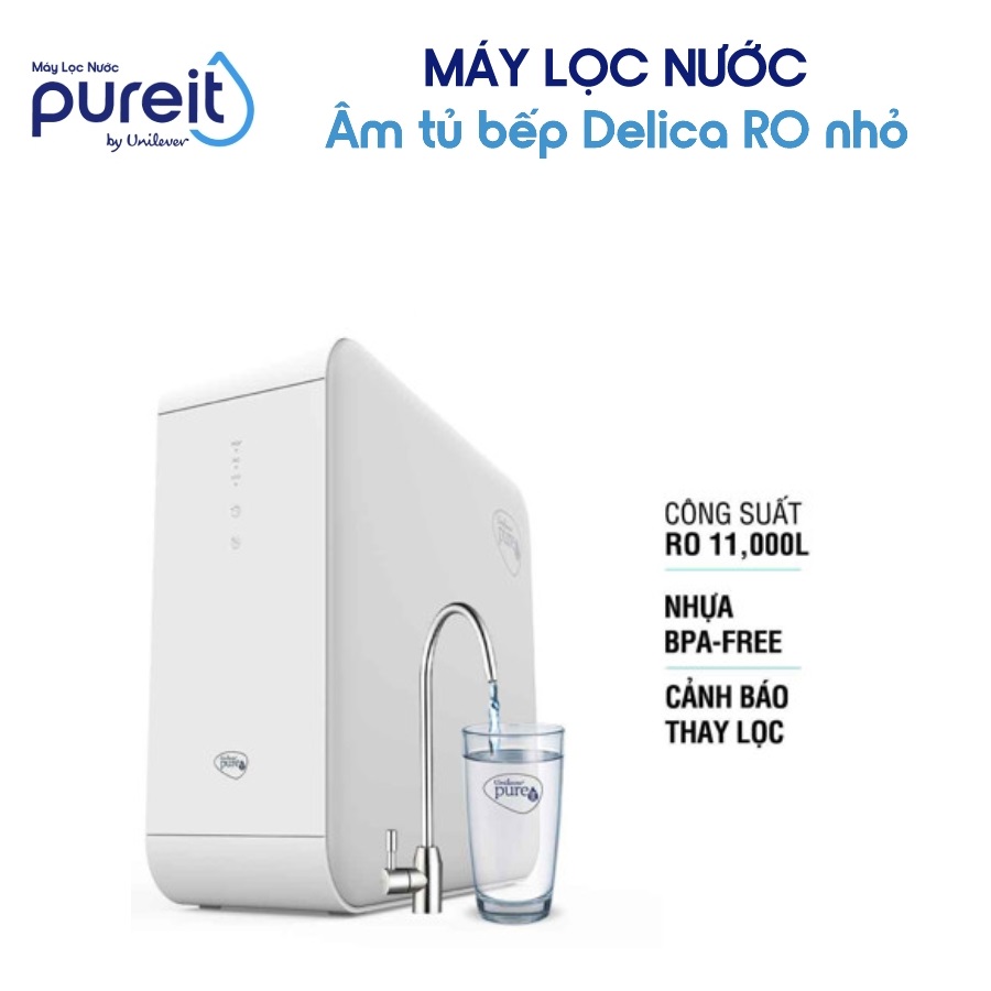 Máy Lọc Nước Âm Tủ Bếp Unilever Pureit DELICA UR5440 (công suất lọc 11000L)