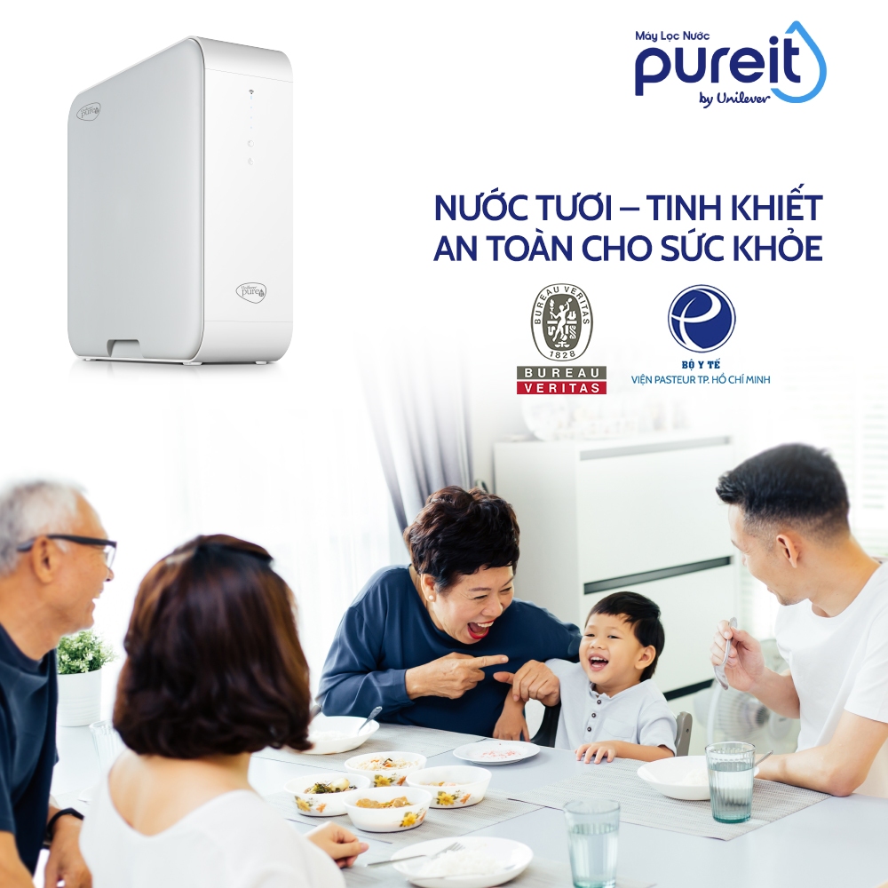 Máy Lọc Nước Âm Tủ Bếp Unilever Pureit DELICA UR5440 (công suất lọc 11000L)