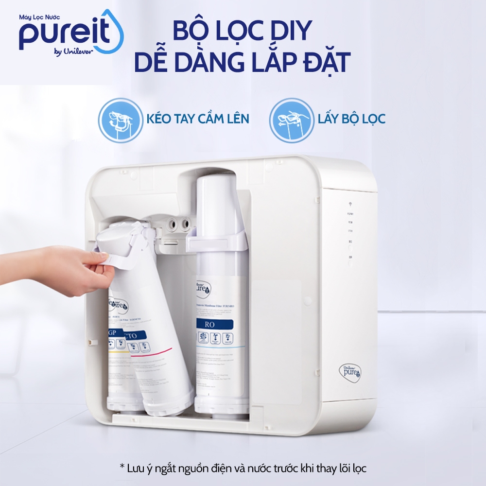 Máy Lọc Nước Âm Tủ Bếp Unilever Pureit DELICA UR5440 (công suất lọc 11000L)