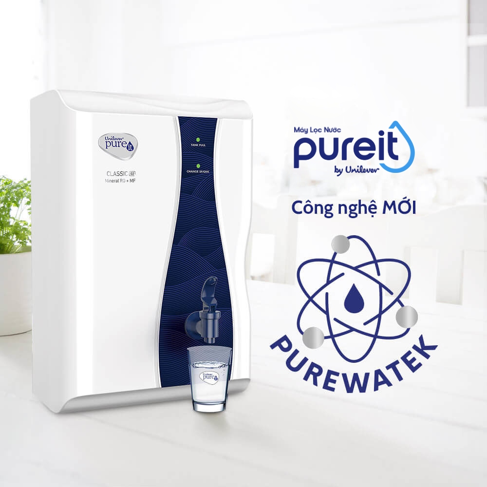 Máy lọc nước Unilever Pureit CASA G2 6 cấp lọc 100% nước tinh khiết