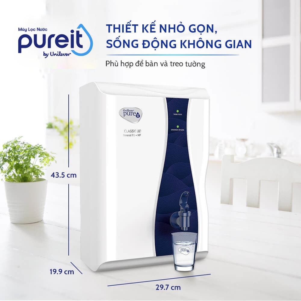 Máy lọc nước Unilever Pureit CASA G2 6 cấp lọc 100% nước tinh khiết