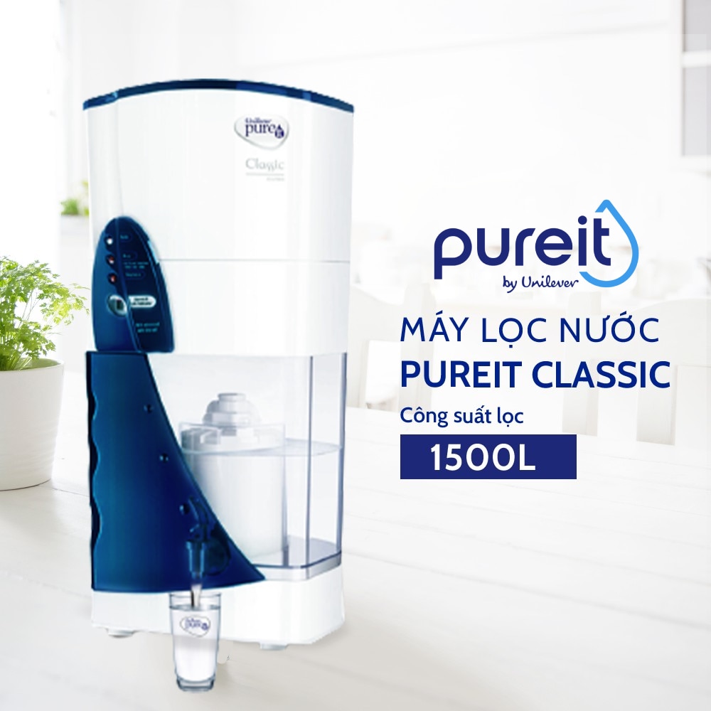Lọc Nước Unilever Pureit CLASSIC Không Dùng Điện