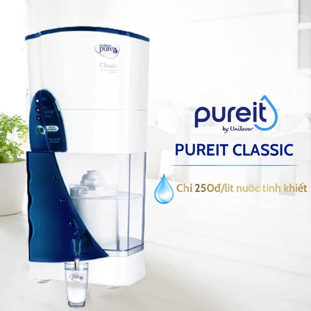 Lọc Nước Unilever Pureit CLASSIC Không Dùng Điện