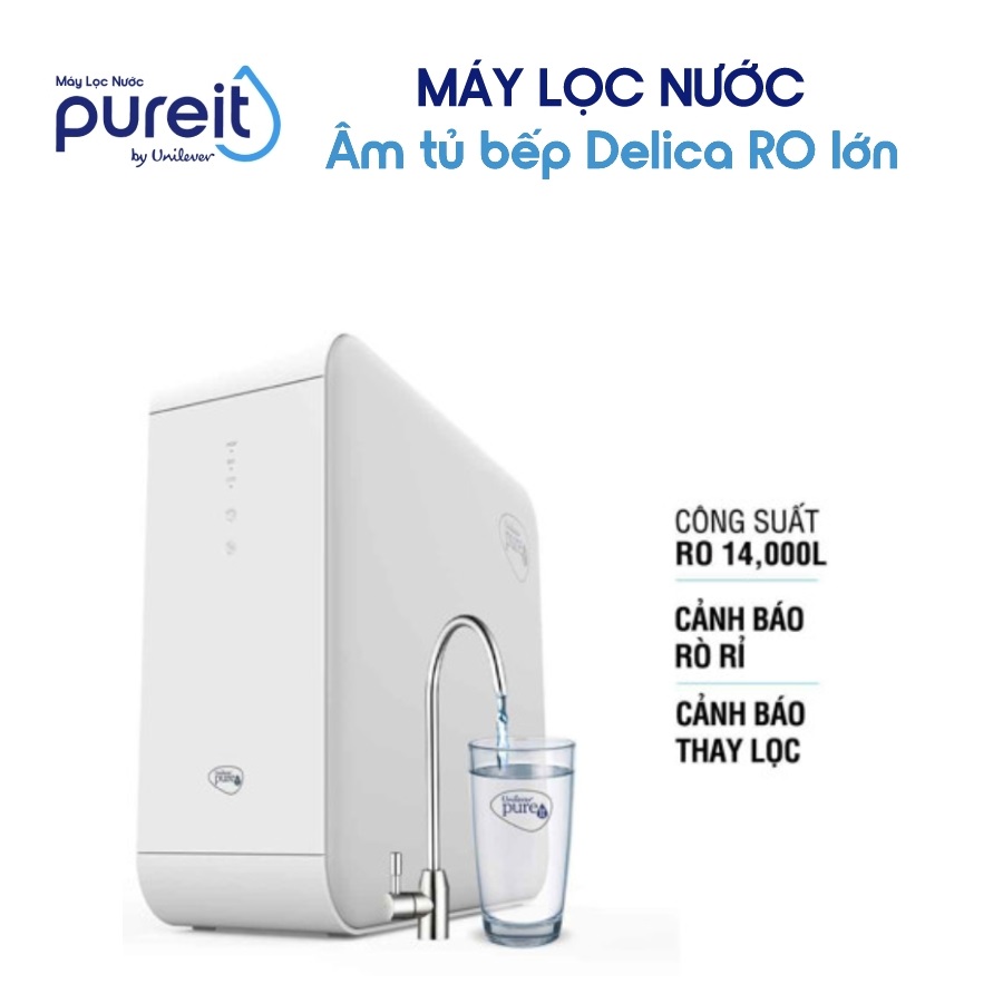Máy Lọc Nước Âm Tủ Bếp Unilever Pureit DELICA UR5640 (công suất lọc 14000L)