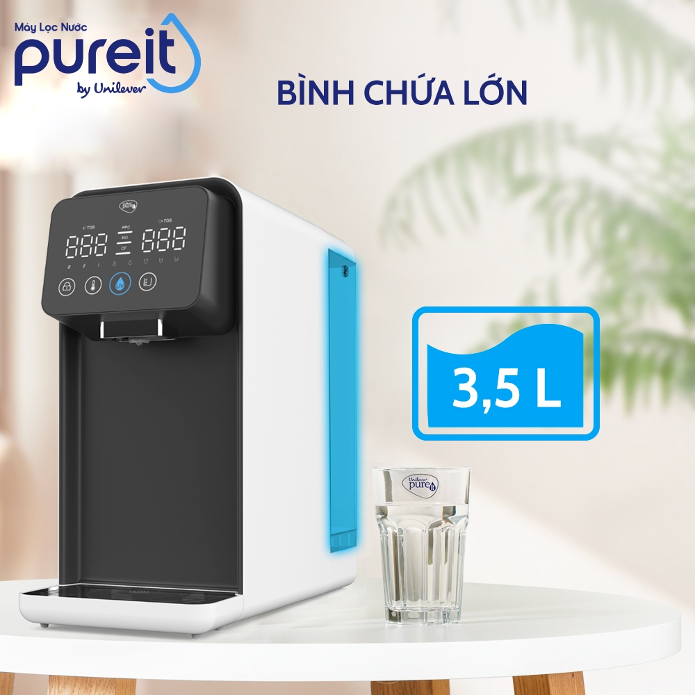Máy Lọc Nước Unilever Pureit LAVITA Lọc  Sạch & Làm Nóng Thông Minh (công suất lọc 4000L)