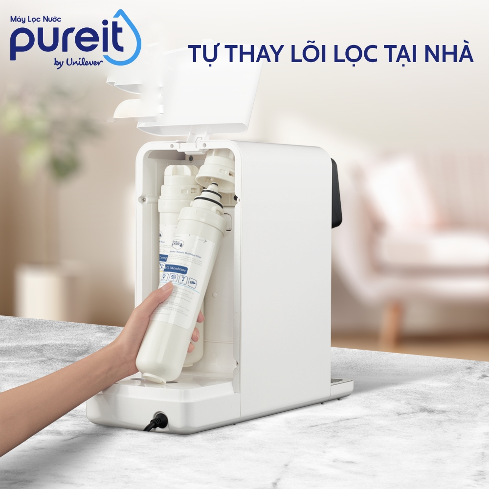 Máy Lọc Nước Unilever Pureit LAVITA Lọc  Sạch & Làm Nóng Thông Minh (công suất lọc 4000L)