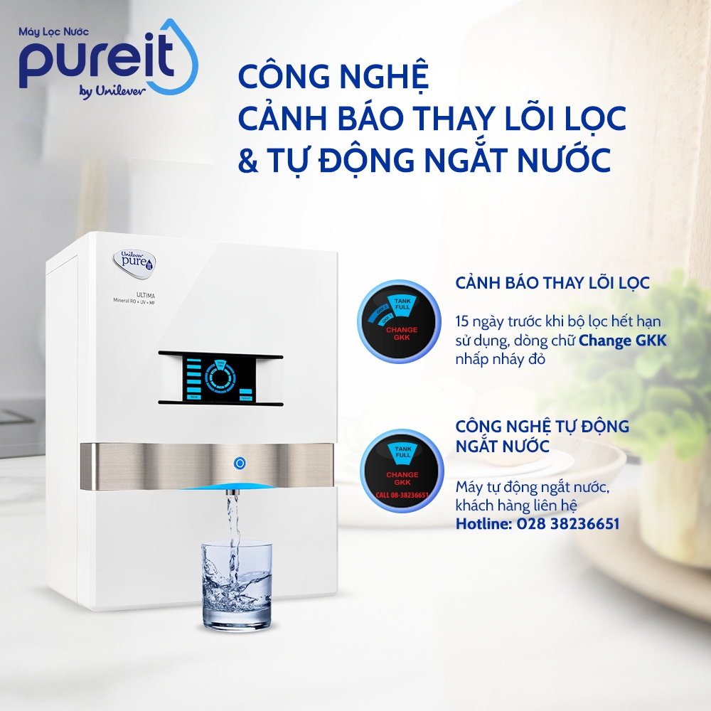 Máy Lọc Nước Unilever Pureit Ultima 7 Cấp Lọc