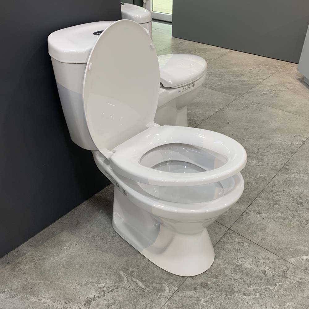 Bồn cầu 2 khối Viglacera VI66 nắp thường / nắp êm