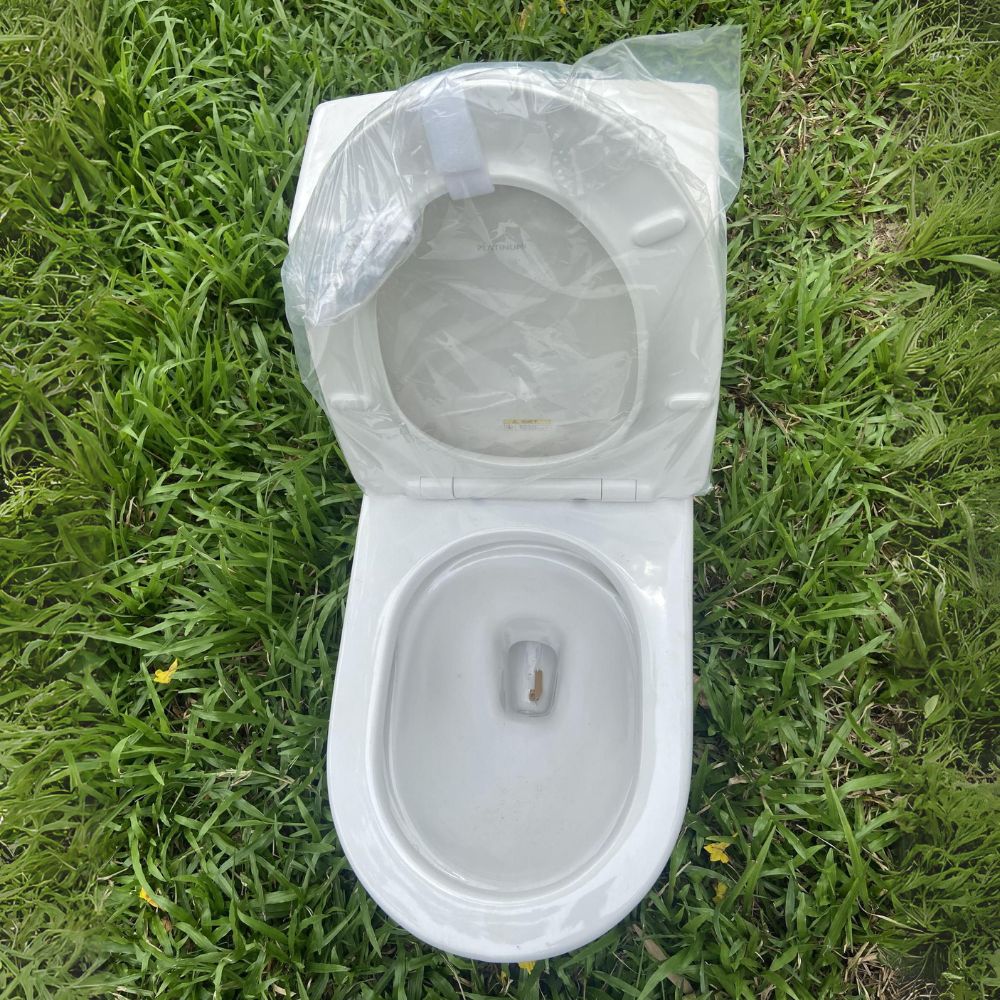 Bồn cầu 1 khối Viglacera Platinum P.11.350 nắp êm