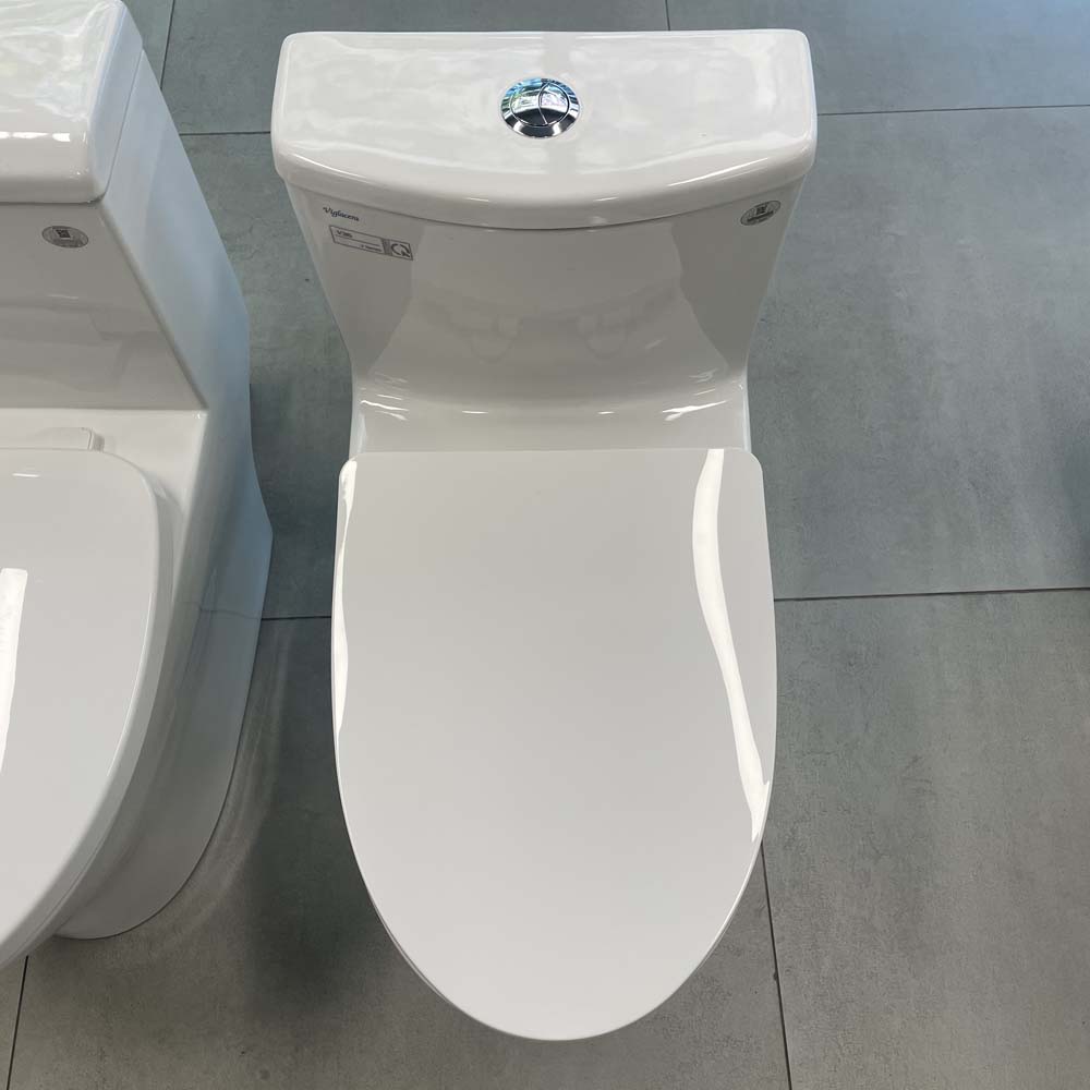 Bồn cầu 1 khối Viglacera V36 nắp êm (+ vòi xịt VG826)