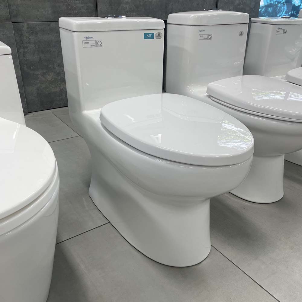 Bồn cầu 1 khối Viglacera V809 nắp êm