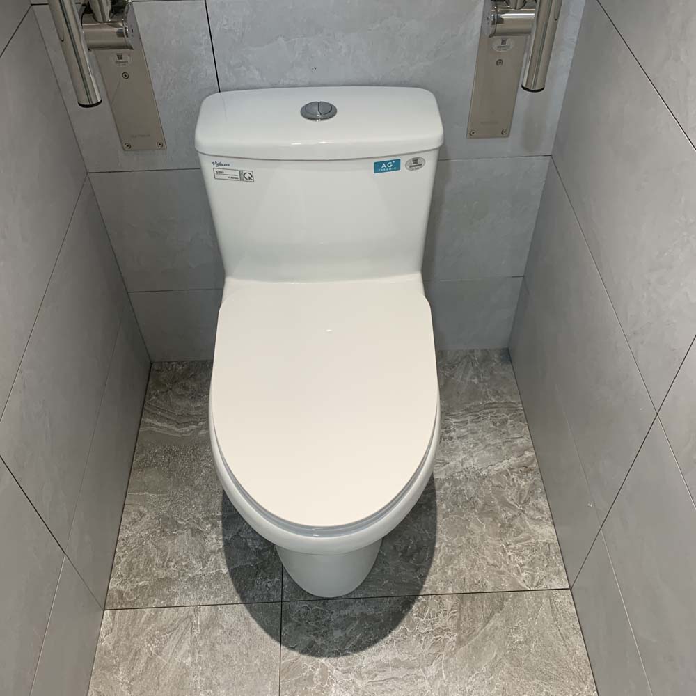 Bồn cầu 1 khối Viglacera V811 nắp êm (+ vòi xịt VG826)