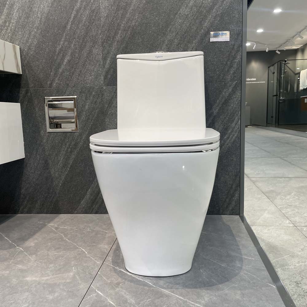 Bồn cầu 1 khối Viglacera V815 nắp êm