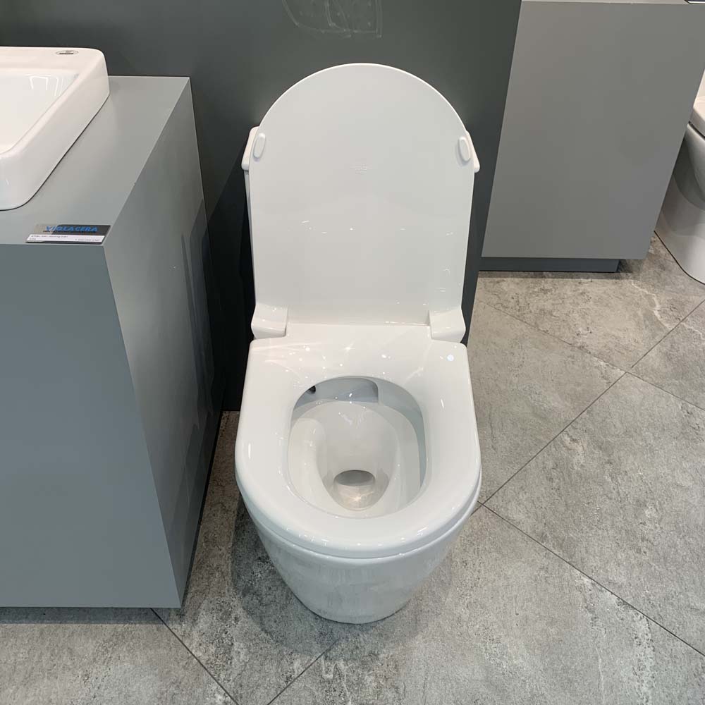 Bồn cầu 1 khối Viglacera V817 nắp êm (+ vòi xịt VG826 & van VG853)