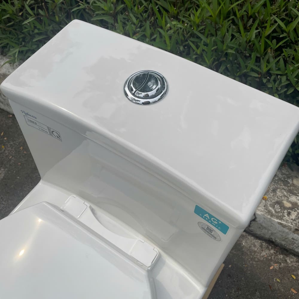 Bồn cầu 1 khối nắp êm Viglacera V823 (+ vòi xịt VG826)